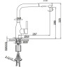 Смеситель для кухни с выдвижной лейкой FRAP F6096-9